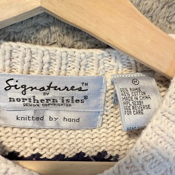 Northern Isles Cardigan Sweater American Flag M 4th July USA Patriotic Americana - Picture 9 of 12